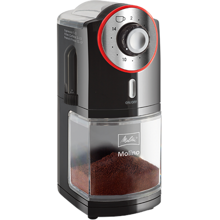 Melitta Coffee Grinder  1019-02 MOLINO Black