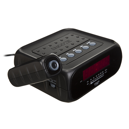 Adler Alarmclock Radio with projector AD 1120 Black