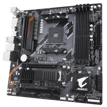 Gigabyte B450 AORUS M 1.0 Processor family AMD