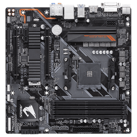 Gigabyte B450 AORUS M 1.0 Processor family AMD