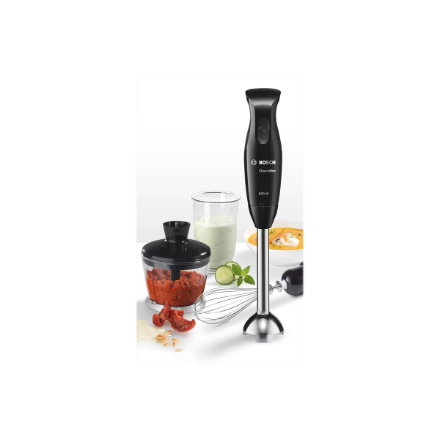 Bosch | Blender | CleverMixx MSM2650B | Hand Blender | 600 W | Number of speeds 12 | Chopper | Black
