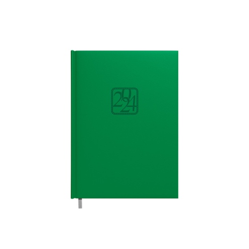 Planning notebook calendar 2024m. A5 green