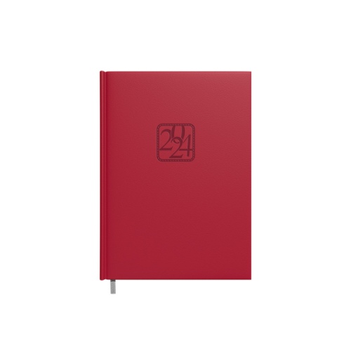 Planning notebook calendar 2024m. A5 burgundy