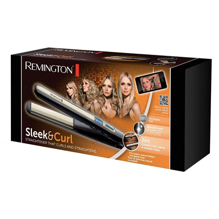 Remington Hair Straightener S6500 Sleek & Curl Ceramic heating system