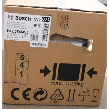 SALE OUT. | Bosch | BFL554MS0 | Microwave Oven | Stainless steel | DAMAGED PACKAGING | 900 W | 31.5 
