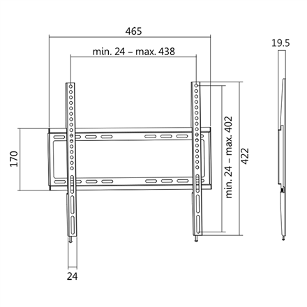 Logilink BP0009 TV Wall mount