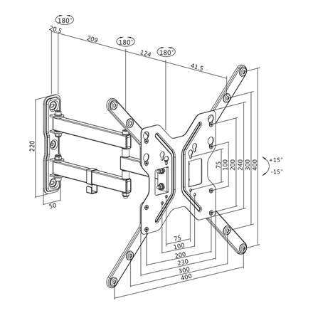 Logilink BP0016 TV Wall mount