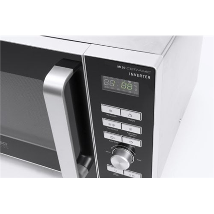 Caso | Ceramic Inverter Microwave | MI 30 | Free standing | 30 L | 1000 W | Grill | Black