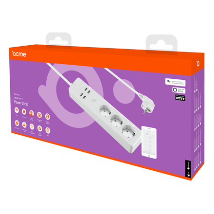 ACME SH3103 Smart Wifi EU Power Strip - White