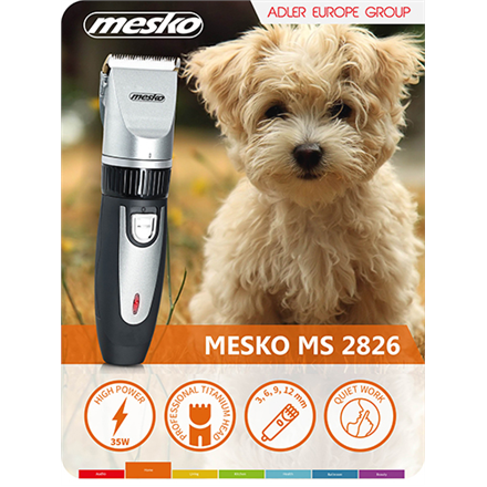 Mesko Hair clipper for pets MS 2826 Corded/ Cordless