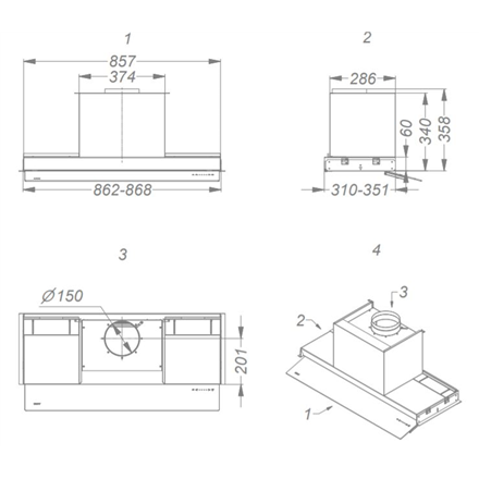 Novy Hood Fusion Pro 8740 Telescopic