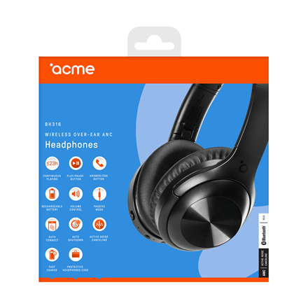 Acme Headphones BH316 Built-in microphone