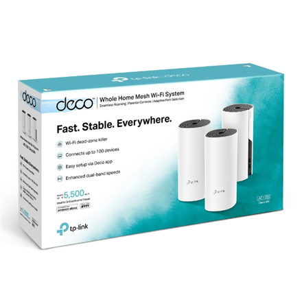 TP-LINK Whole Home Mesh WiFi System Deco M4 (3-Pack) 802.11ac