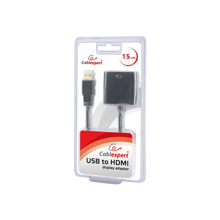 Cablexpert USB to HDMI display adapter USB-A to HDMI