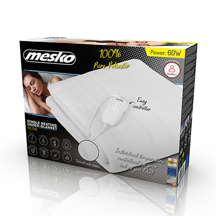 Mesko Electirc heating under-blanket MS 7419 Number of heating levels 4