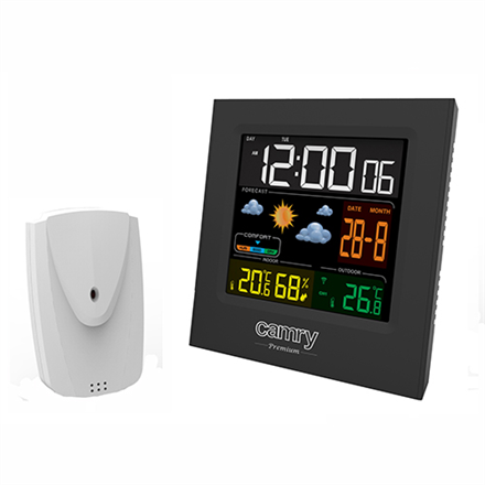 Camry Weather station CR 1166 Black