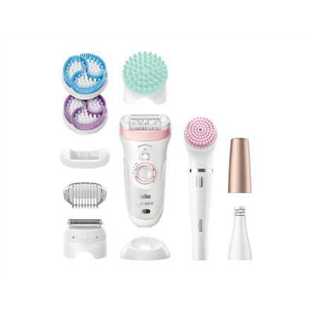 Braun Epilator Silk-épil Beauty Set 9 9/985 BS Operating time (max) 50 min Bulb lifetime (flashes) 