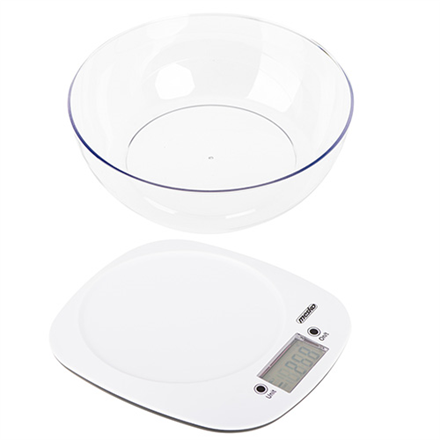 Mesko Scale with bowl MS 3165 Maximum weight (capacity) 5 kg