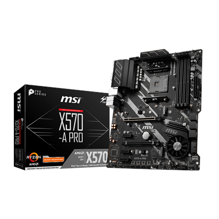 MSI X570-A PRO Processor family AMD