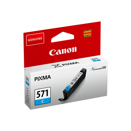 Ink Cartridge Canon CLI-571C CY 311pages OEM | Canon Cartridge | CLI-571C | Ink cartridges | Cyan