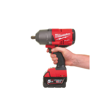 Milwaukee High Torque Impact Wrench with 1/2˝ Friction Ring M18 FHIWF12-502X FUEL