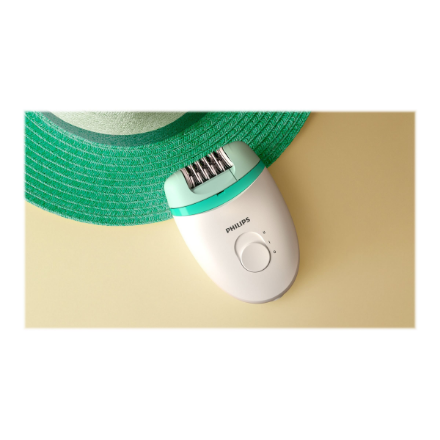 Philips | Epilator | Satinelle Essential BRE245/00 | White/Green