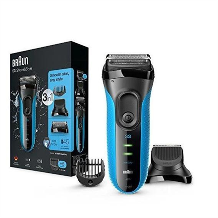 Braun Shaver with trimmer Series 3 Shave&Style 3010BT Cordless