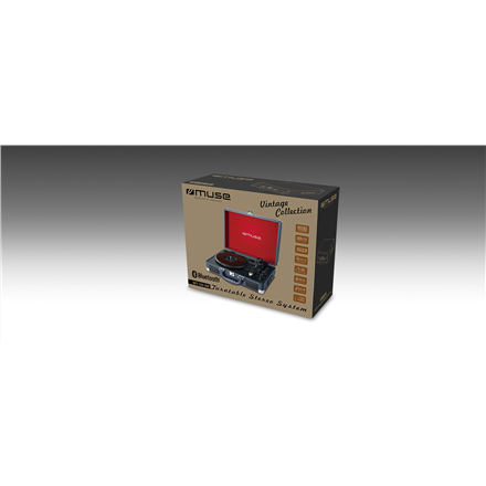 Muse Turntable Stereo System MT-103 DB 3 speeds