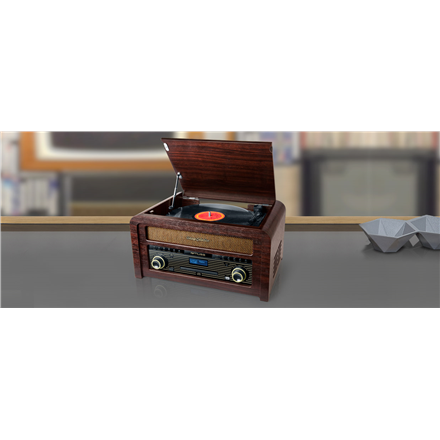 Muse DAB/DAB+ Turntable Micro System MT-115 DAB 3 speeds