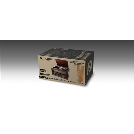 Muse DAB/DAB+ Turntable Micro System MT-115 DAB 3 speeds