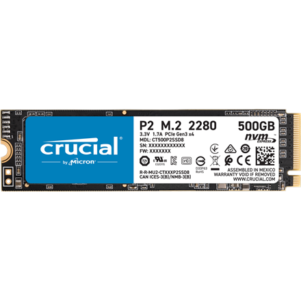Crucial SSD P2 500 GB