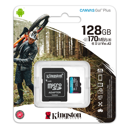 Kingston microSD Canvas Go! Plus 128 GB