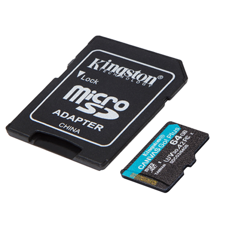 Kingston microSD Canvas Go! Plus 64 GB