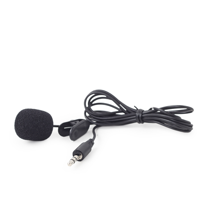 Gembird Clip-on microphone MIC-C-01 Black