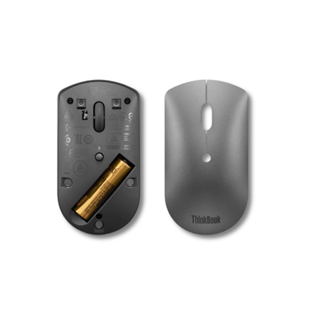 Lenovo ThinkBook Bluetooth Silent Mouse Iron Grey