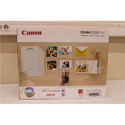 SALE OUT. Canon PIXMA TS3351 EUR WHITE | Canon PIXMA TS3351 EUR | 3771C026 | Inkjet | Colour | Multi