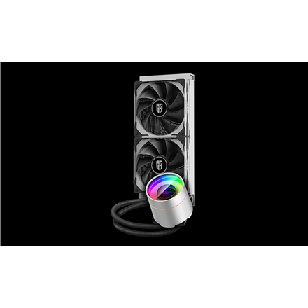 Deepcool Liquid cooler CASTLE 240EX WHITE Intel