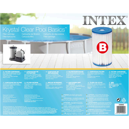 Intex Filter cartridge Type B 29005