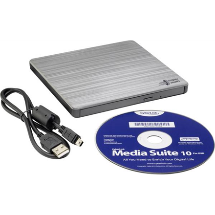 H.L Data Storage Ultra Slim Portable DVD-Writer GP60NS60 Interface USB 2.0