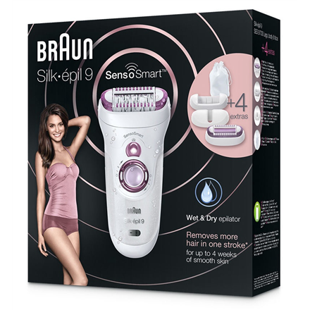 Braun Epilator Silk-épil 9 SensoSmart™ 9/700 Operating time (max) 50 min