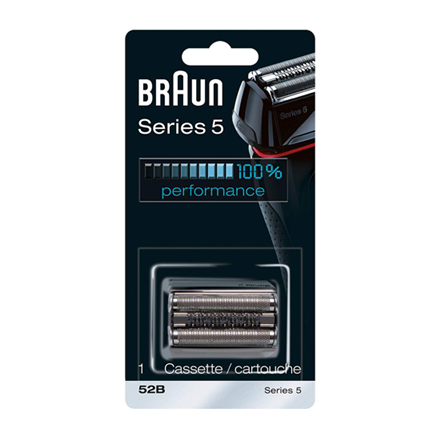 Braun 52B Head Replacement Pack Black