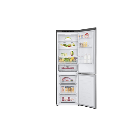 LG Refrigerator GBB61PZJMN Energy efficiency class E Free standing Combi Height 186 cm No Frost syst