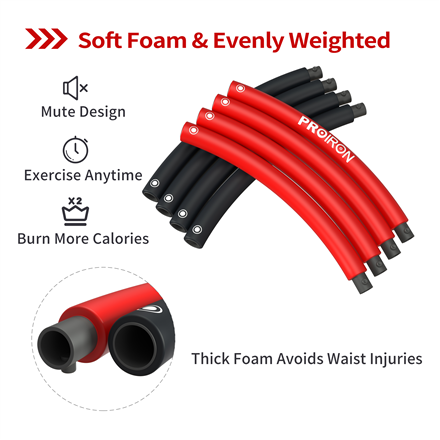 PROIRON Fitness Hula Hoop 1.8 kg