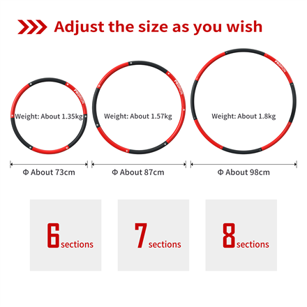 PROIRON Fitness Hula Hoop 1.8 kg