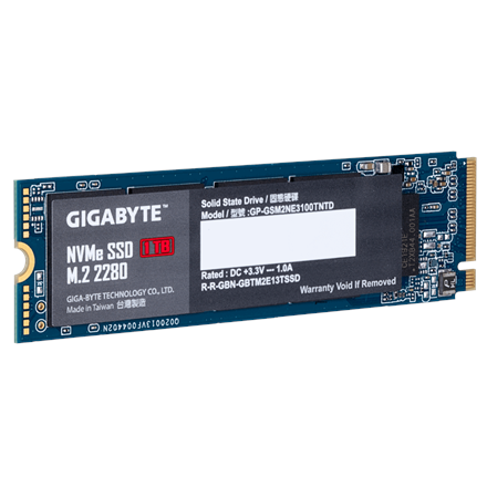Gigabyte SSD GP-GSM2NE3100TNTD	 1000 GB