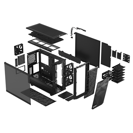 Fractal Design Meshify 2 Light Tempered Glass Black