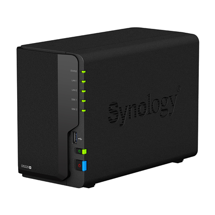 Synology Tower NAS DS220+ up to 2 HDD/SSD Hot-Swap