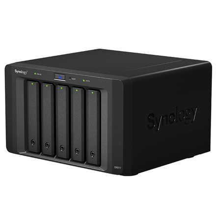 Synology Tower NAS Expansion Unit DX517 up to 5 HDD/SSD Hot-Swap (drives not included)