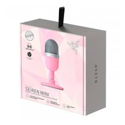 Razer Condenser Streaming Microphone Seiren Mini Quartz Pink