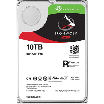 Seagate NAS HDD IronWolf 10TB ST10000VN0008 7200 RPM